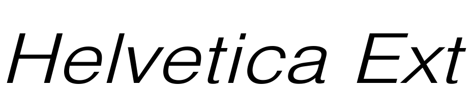 Helvetica Ext O 2 Polices Telecharger